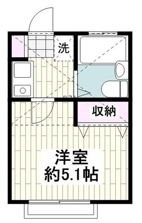 カフーかしわ台の物件間取画像